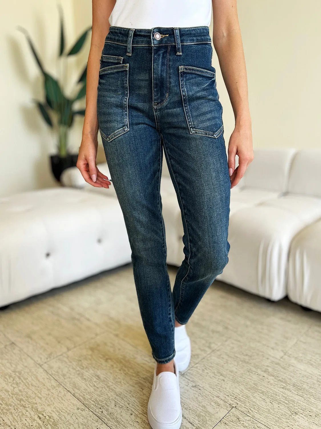 Got It Judy Blue Full Size High Waist Skinny Jeans