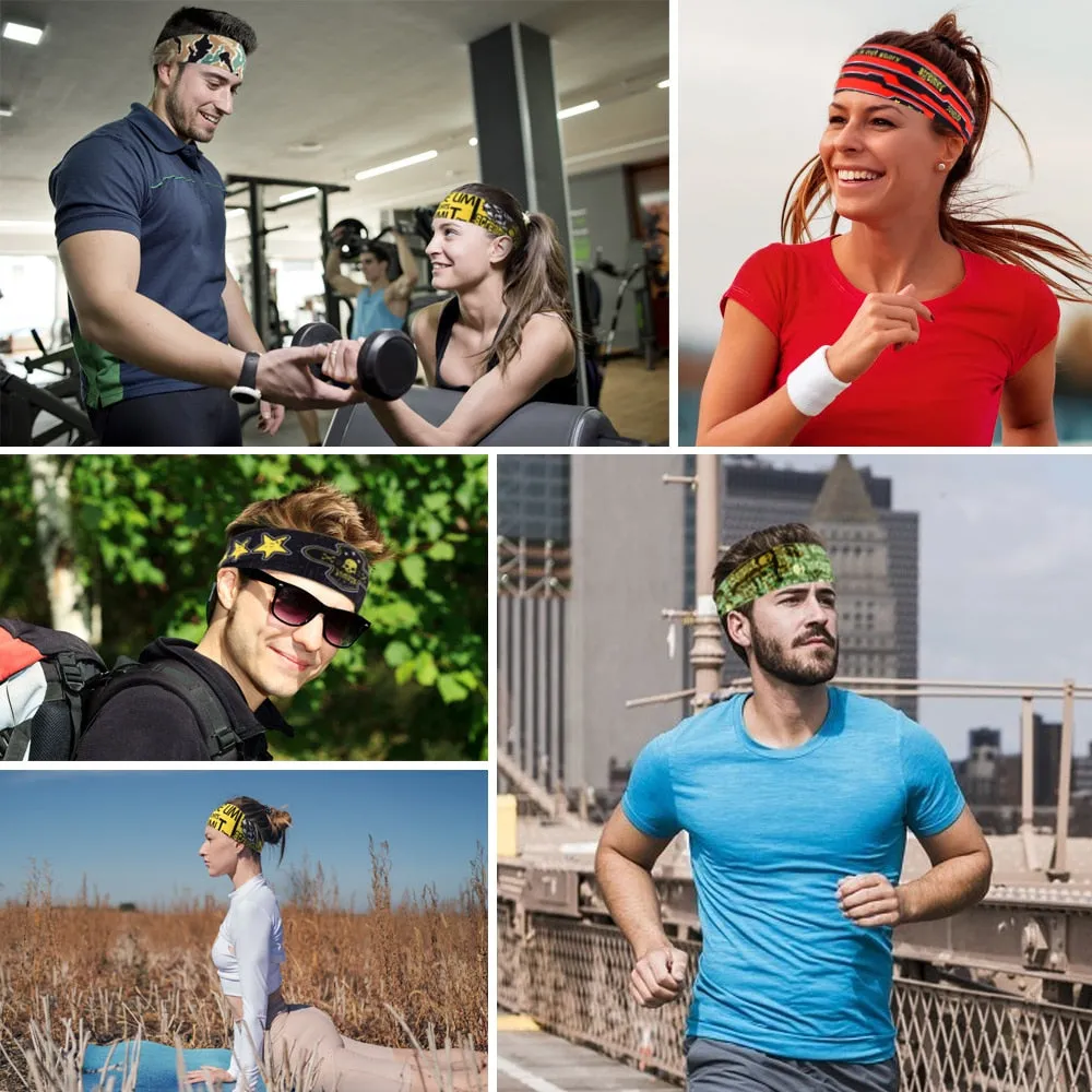 Headband Sport Head Hair Band Workout Tennis Fitness Jog Basketball Running