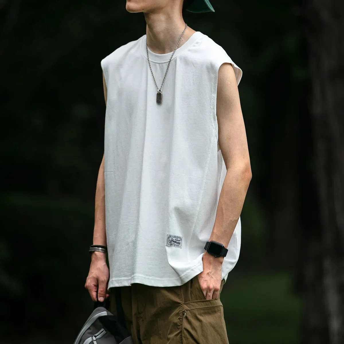 High Quality Cotton Basketball Tank Top Men - Chic Style