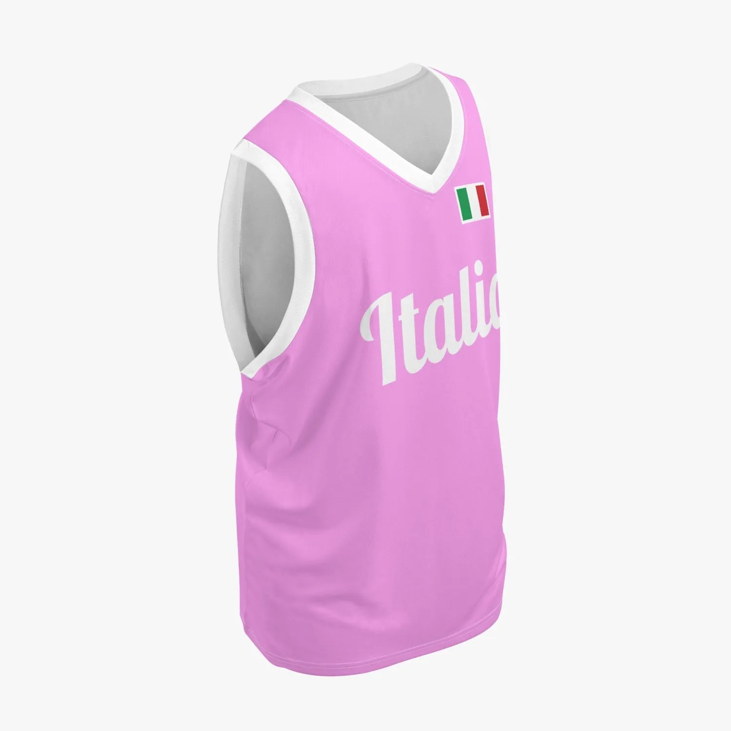 Italy Basketball Jersey Set - Pink