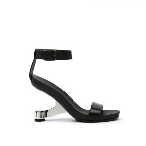 Kate Black Strap Open Toe Sandal