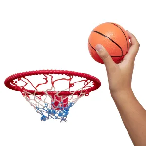 Kicko Over The Door Basketball Hoop and Ball Set - 1 Pack - for Kids, Party Favors