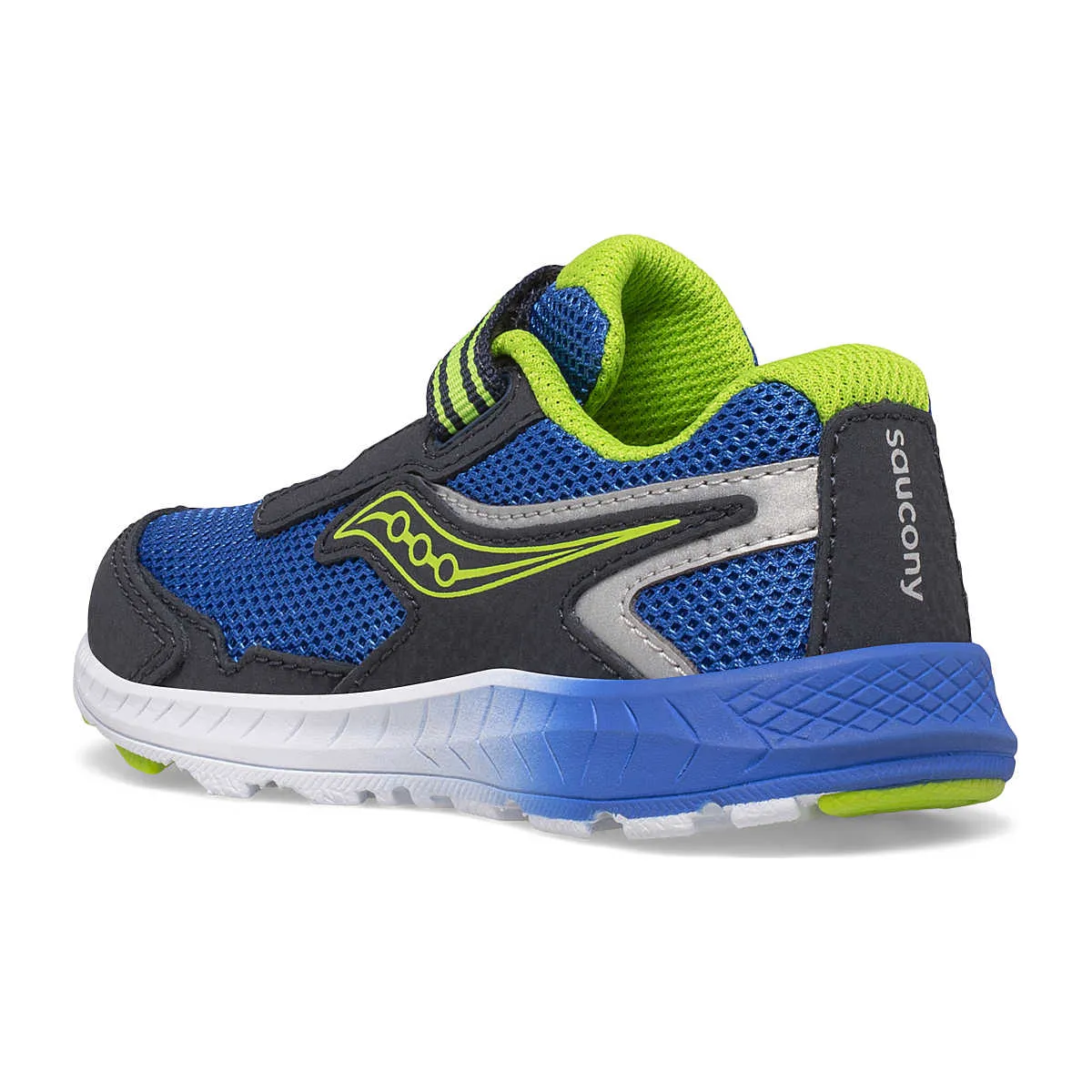 Kid's Saucony | Ride 10 JR Sneaker | Navy/Green