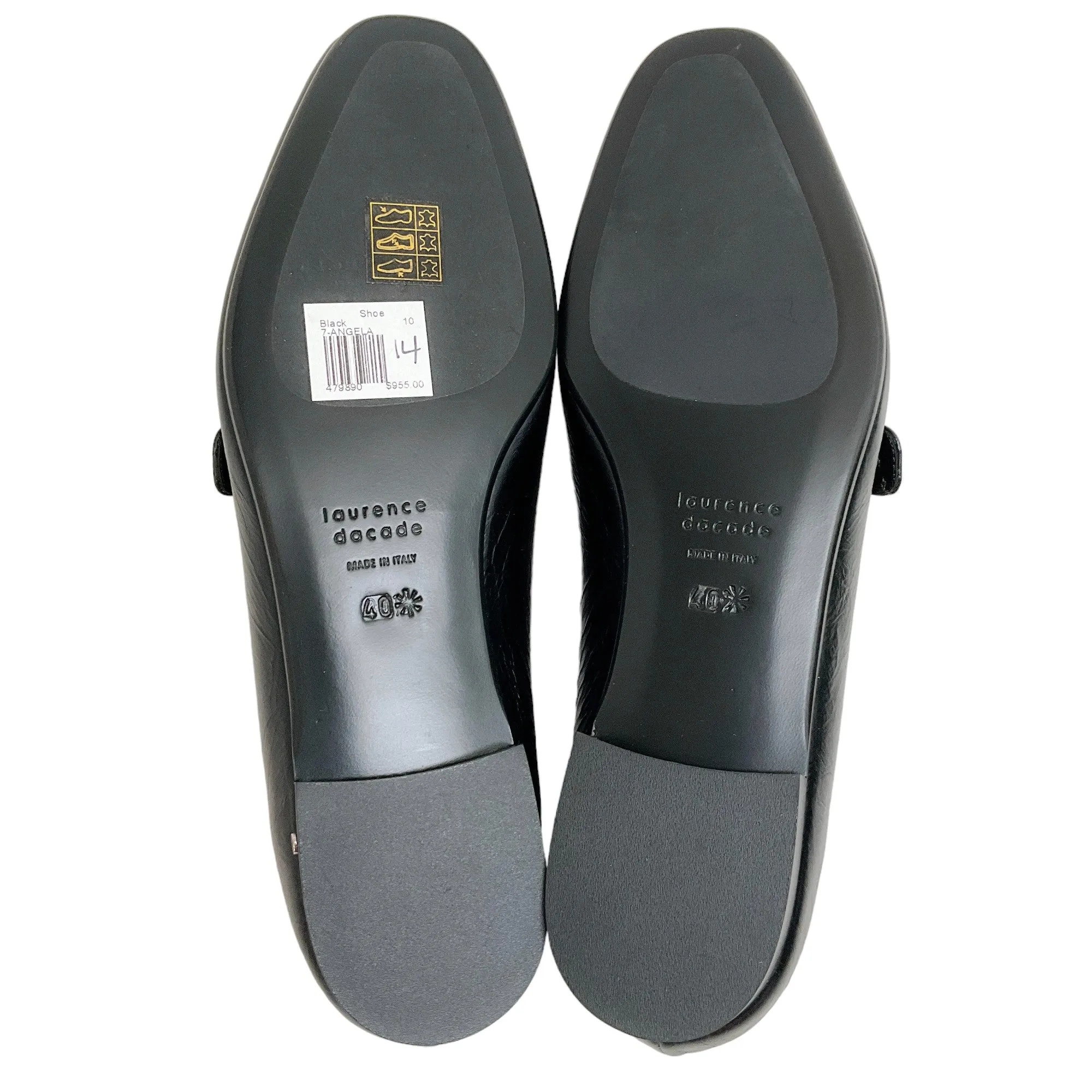 Laurence Dacade Black Leather Angie Loafers