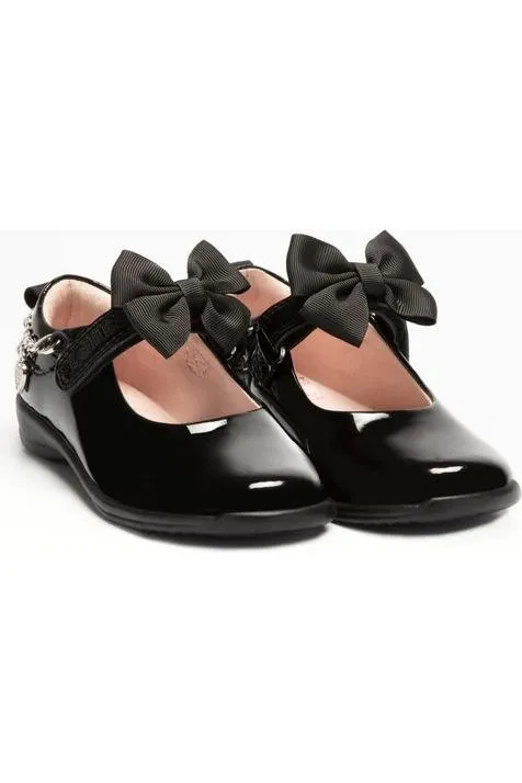 Lelli Kelly School Shoes Jewel LK8219 black patent