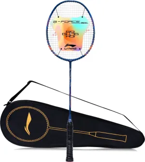 Li-Ning G-Force Extra Strong 9500 Strung Badminton Racquet (Blue / Orange)