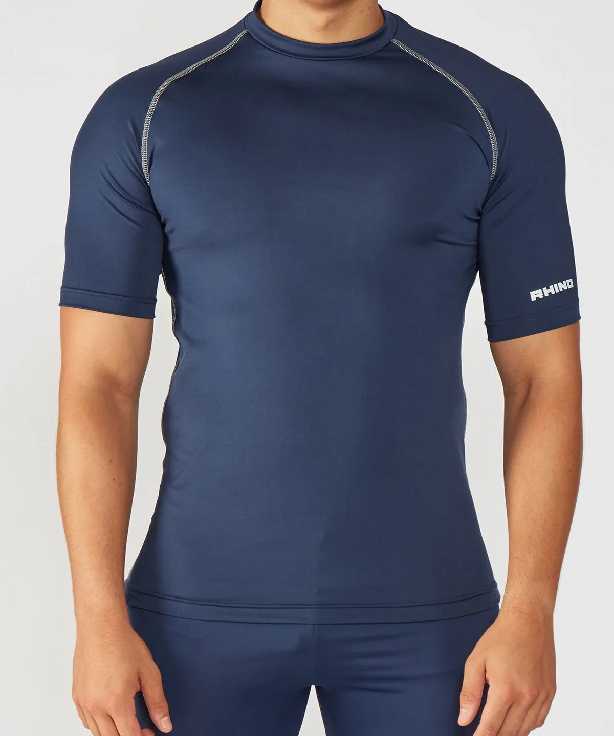 Light Blue - Rhino baselayer short sleeve