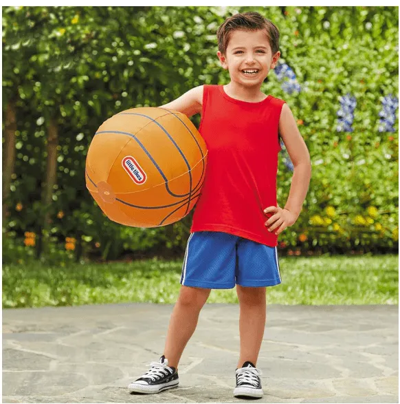 LITTLE TIKES  Totally Huge Sports Basketball Set: Go big, go team, and have larger-than-life fun playing basketball - 659898