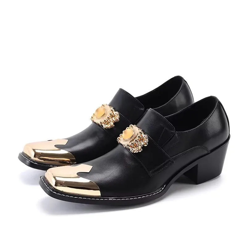 Luxury Square Toe Slip-on Dress Shoes