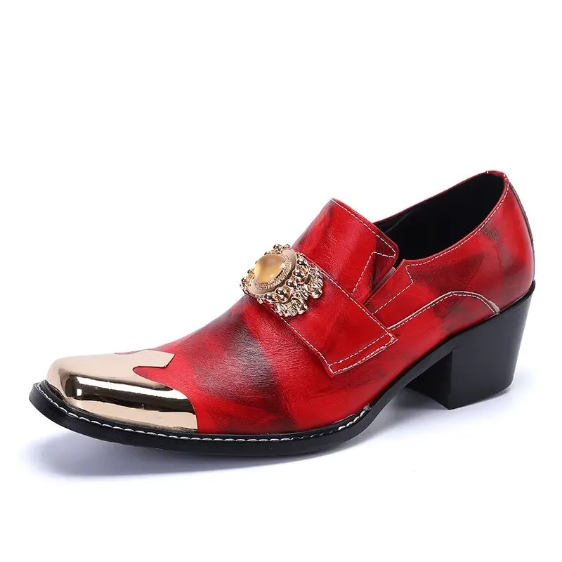 Luxury Square Toe Slip-on Dress Shoes