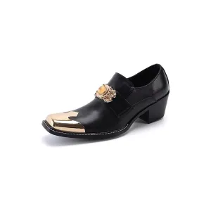 Luxury Square Toe Slip-on Dress Shoes