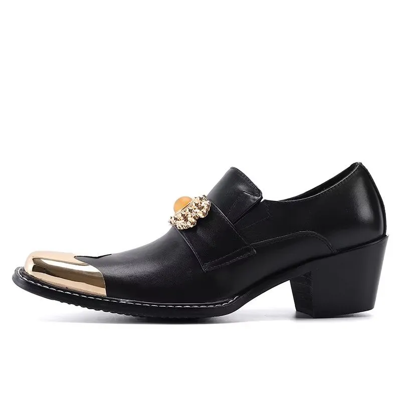 Luxury Square Toe Slip-on Dress Shoes