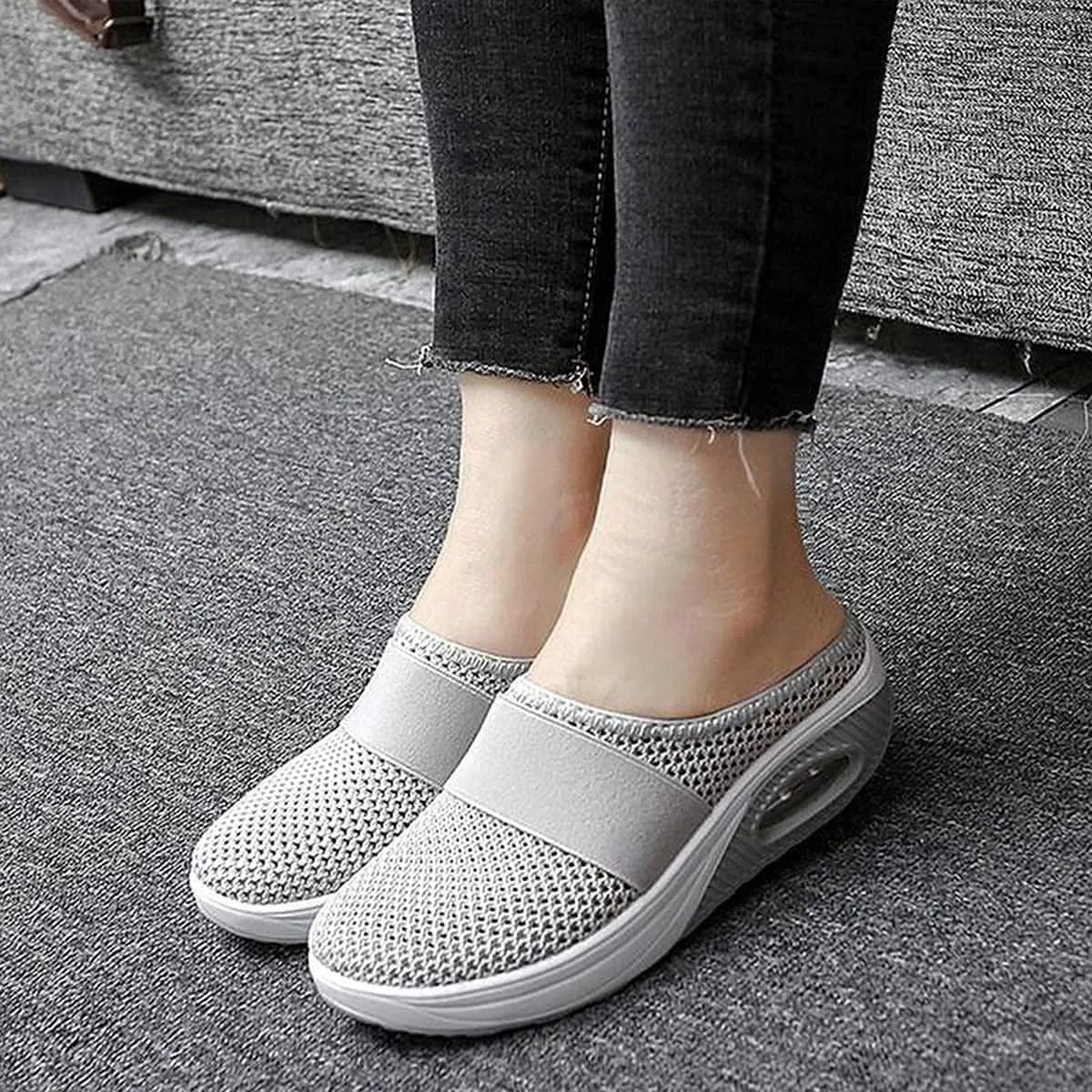 Medical Women's Diabetic Shoes Orthopedic Comfortable Shoes for Swollen Feet