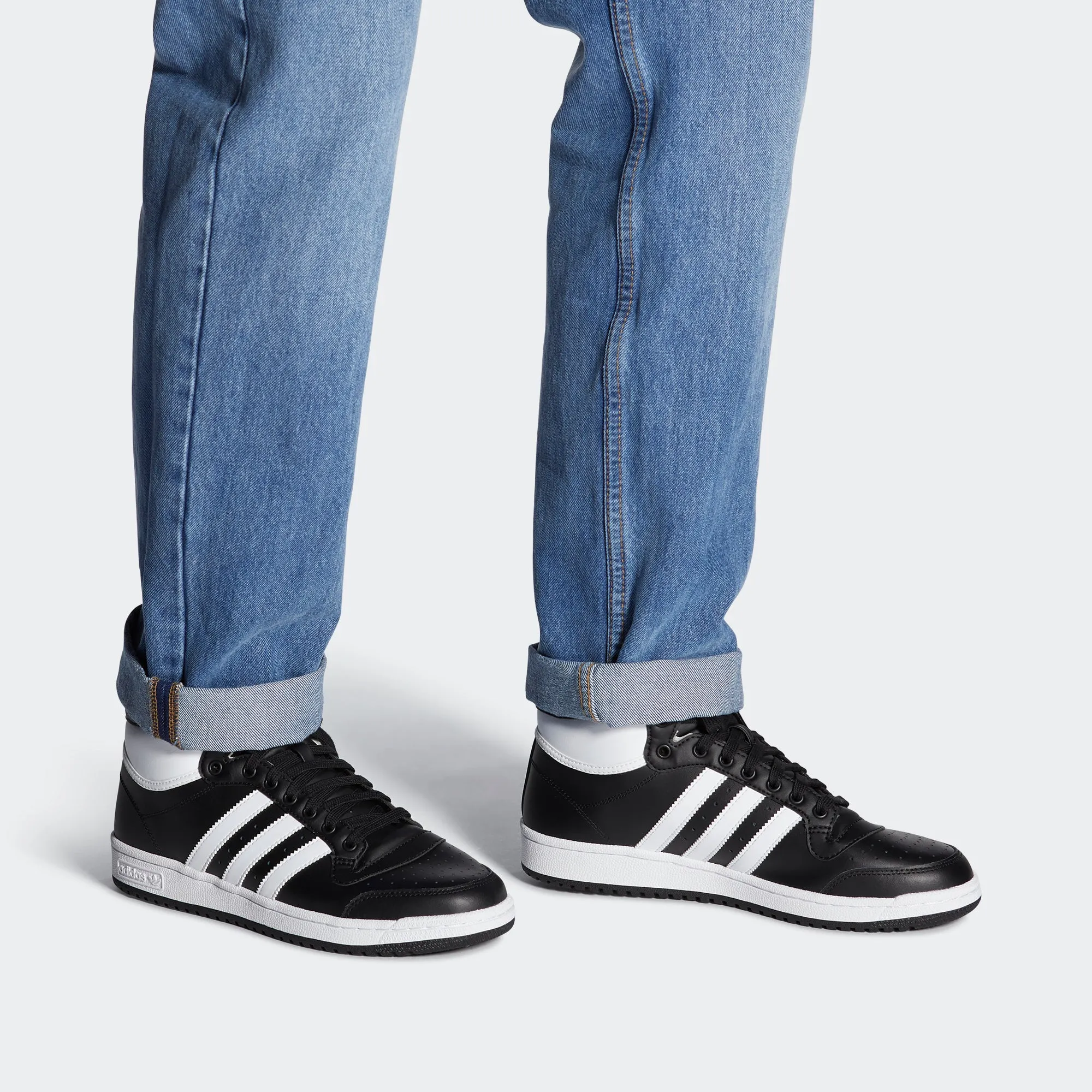 Men’s adidas Originals Top Ten Shoes Black White