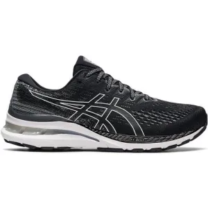 Men's Asics Gel-Kayano 28, Black/White, 13 4E Extra Wide