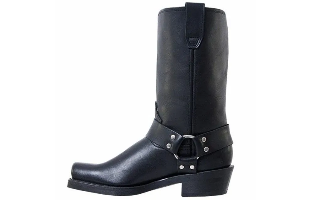 Men's Dingo Dean Black Harness Boots