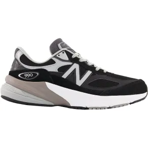 Men's New Balance M990BK6 Black/White Suede/Mesh