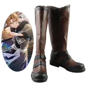 Mushoku Tensei: Jobless Reincarnation Rudeus Greyrat Shoes Cosplay Boots