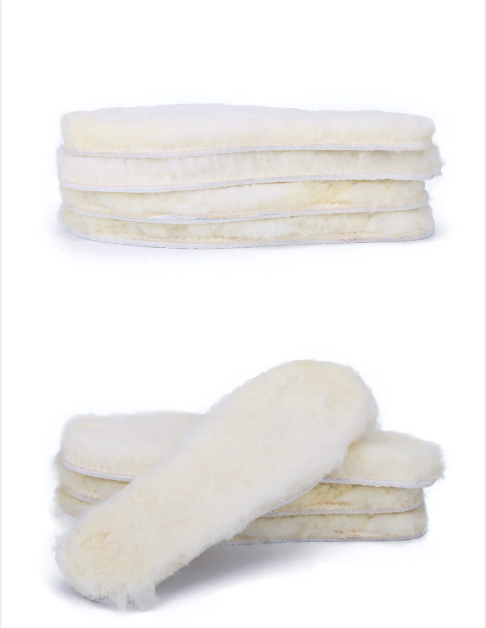 Natural Wool Insoles-100% Real Sheepskin (Women Size: 11.5)