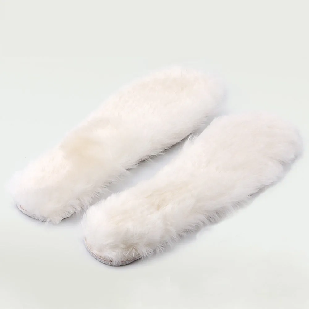 Natural Wool Insoles-100% Real Sheepskin (Women Size: 11.5)