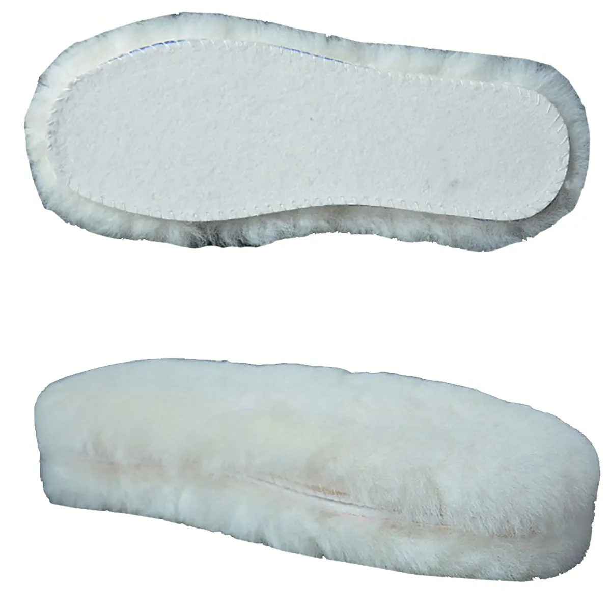 Natural Wool Insoles-100% Real Sheepskin  (Women Size: 7.5)