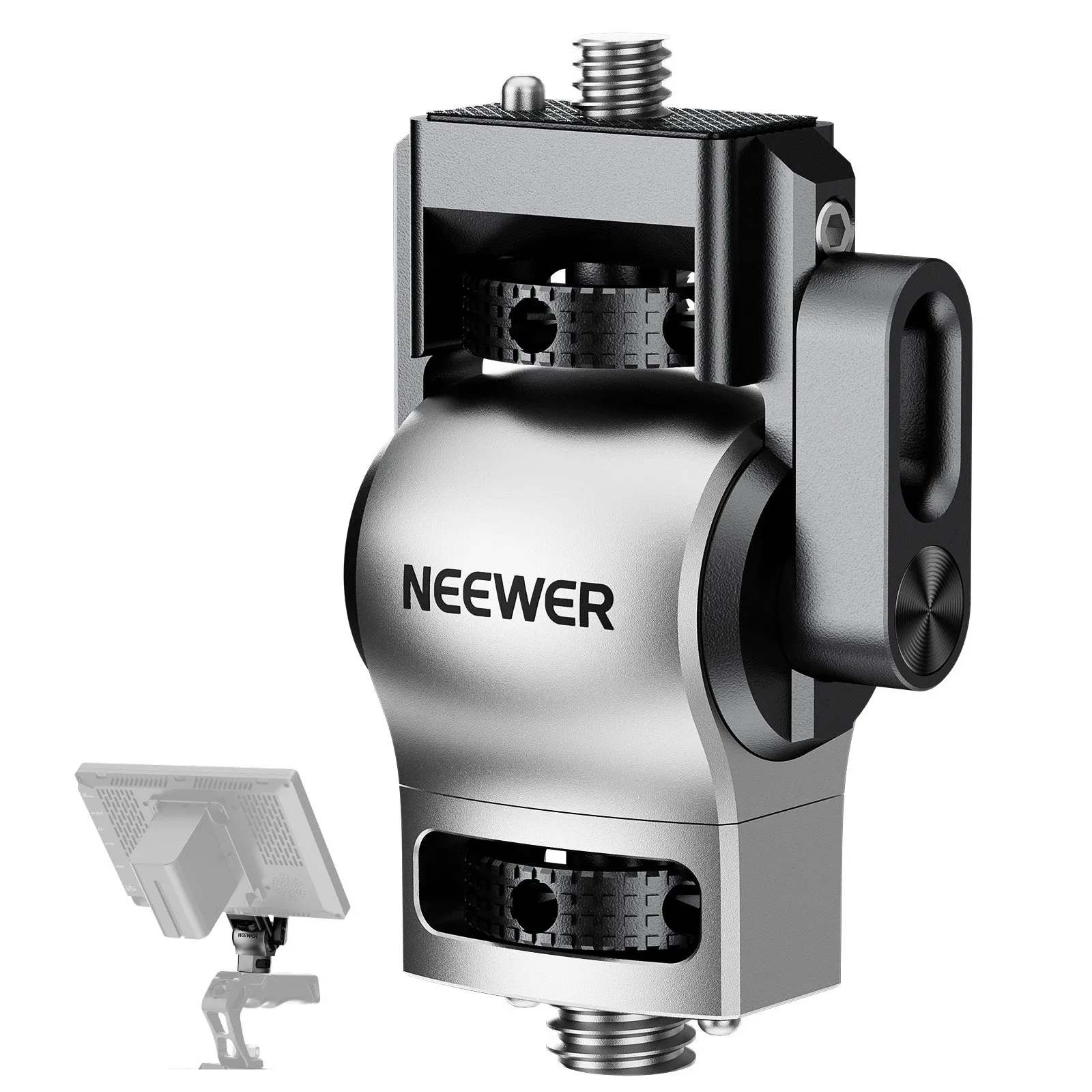 NEEWER MA013/MA014 Silver and Black Monitor Mount