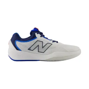 New Balance Men's FuelCell 996v6 Pickleball Tennis Shoes - White With Team Navy