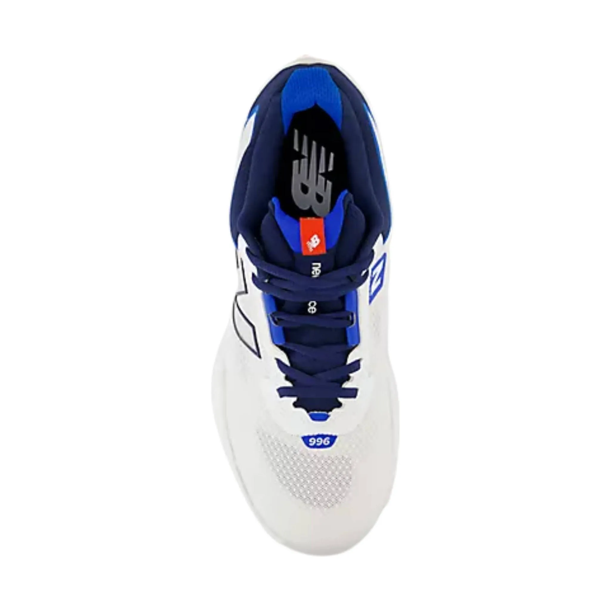 New Balance Men's FuelCell 996v6 Pickleball Tennis Shoes - White With Team Navy