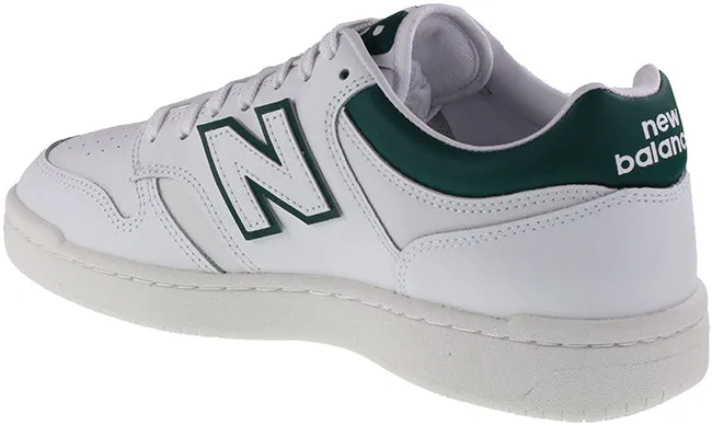 New Balance Trainers Mens 480 Leather White Timberwolf