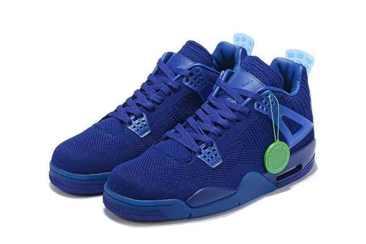 Nike Air Jordan 4 Flyknit 'HYPER ROYAL' Basketball Men !!! CYBER MONDAY SALE !!!