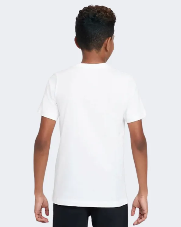 Nike Sportswear Boys Lifestyle T-Shirt White Dr9679-100