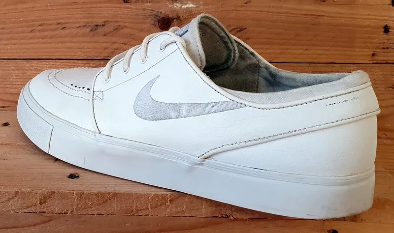 Nike Zoom Air Stefan Janoski Low Leather Trainers UK11/US12/E46 616490-110 White