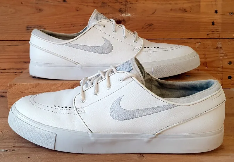 Nike Zoom Air Stefan Janoski Low Leather Trainers UK11/US12/E46 616490-110 White