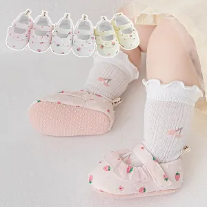 Non-Slip Baby Shoes - Strawberry