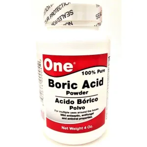 ONE BORIC ACID POWDER 4 Oz