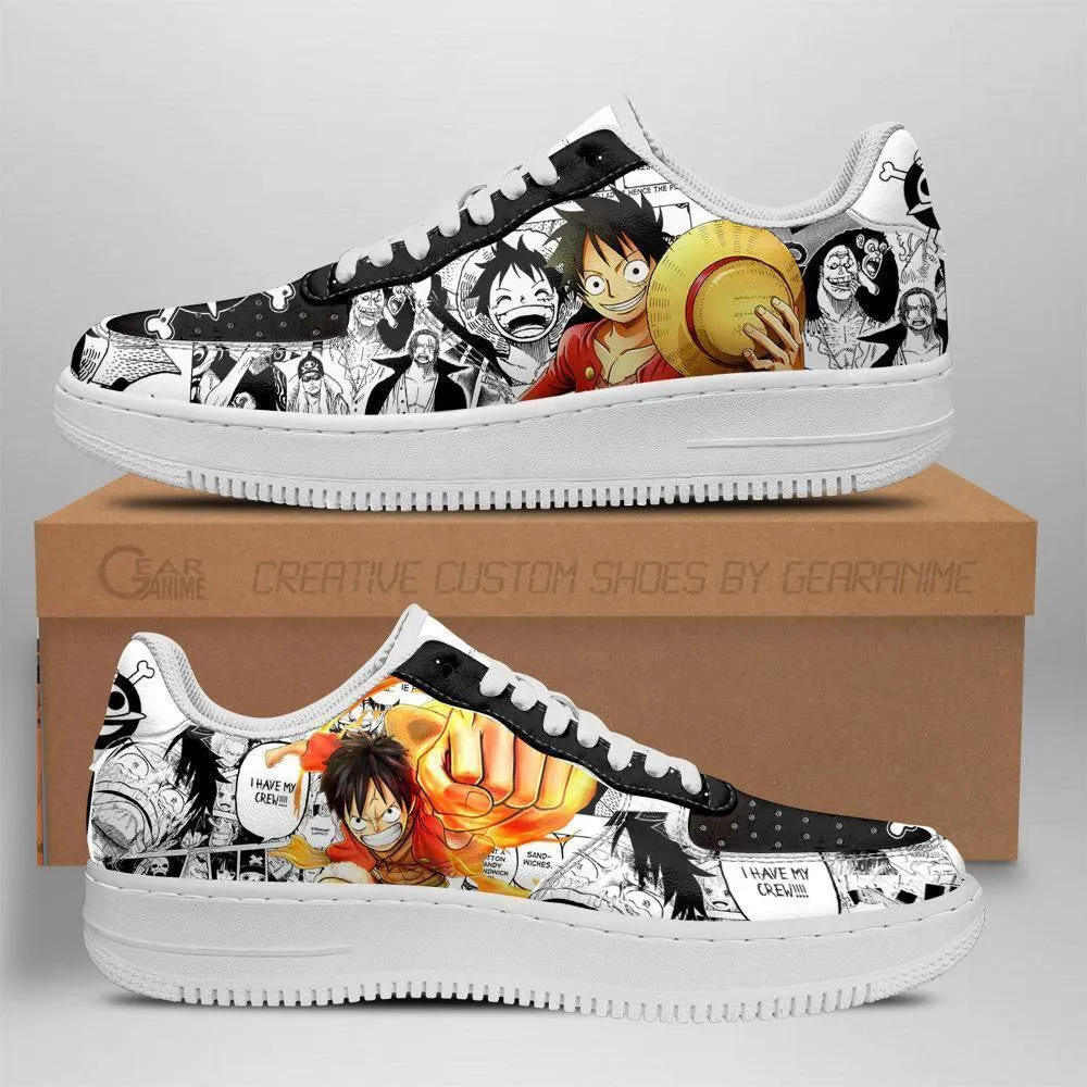 OP Air Sneakers Custom Manga Mixed Anime Shoes