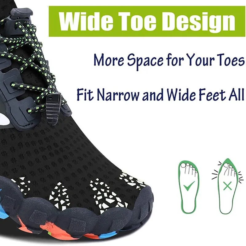 Patterned Unisex Aquatic Shoes For Water Sports