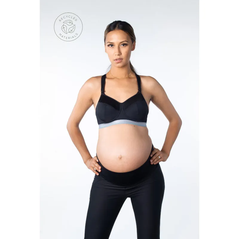 Reactivate Sports Nursing Maternity Bra Black - Hotmilk