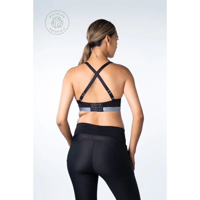 Reactivate Sports Nursing Maternity Bra Black - Hotmilk