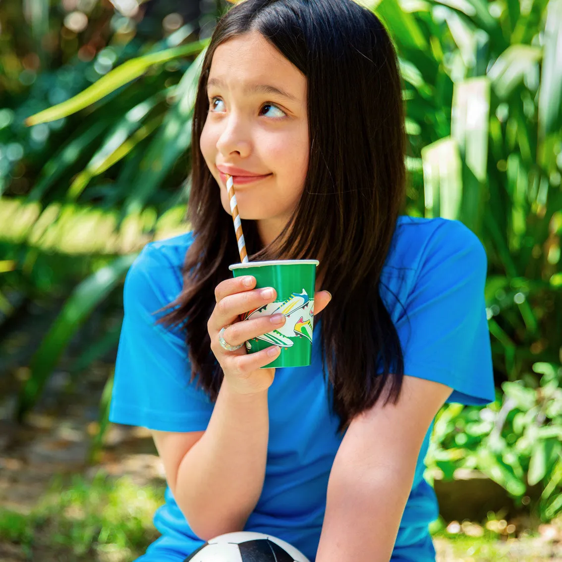 Recyclable Football Cups - 8 Pack