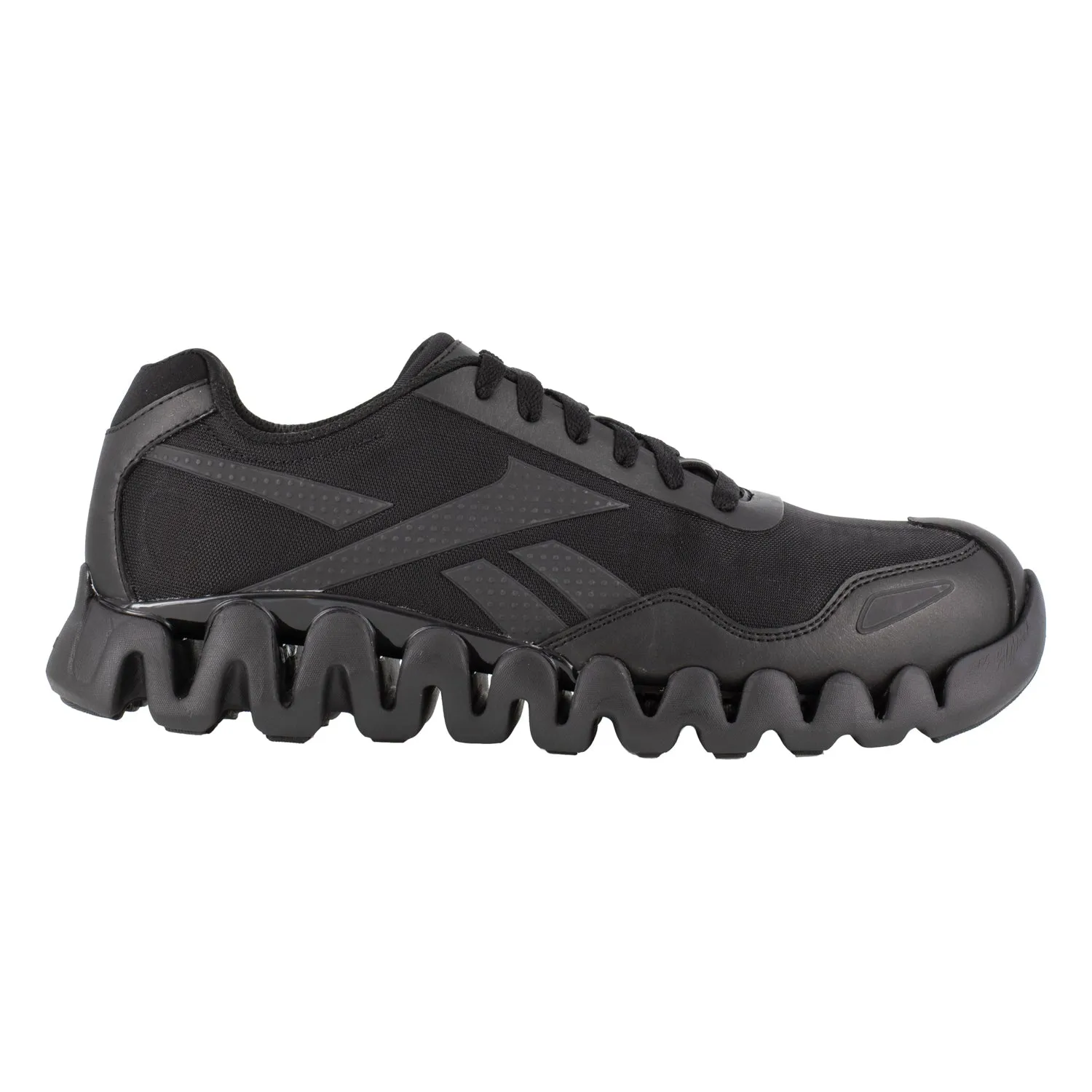 Reebok Womens Black Mesh Work Shoes Zig Pulse Athletic CT