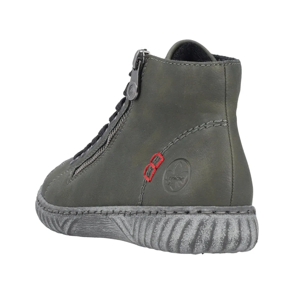 Rieker N0921-54 Montenegro Forest High-Top Trainer Boots