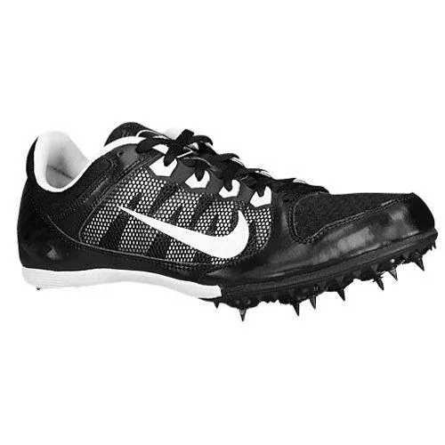 Rival Md Track Spikes Shoes Black White 616312010 Size 12.5