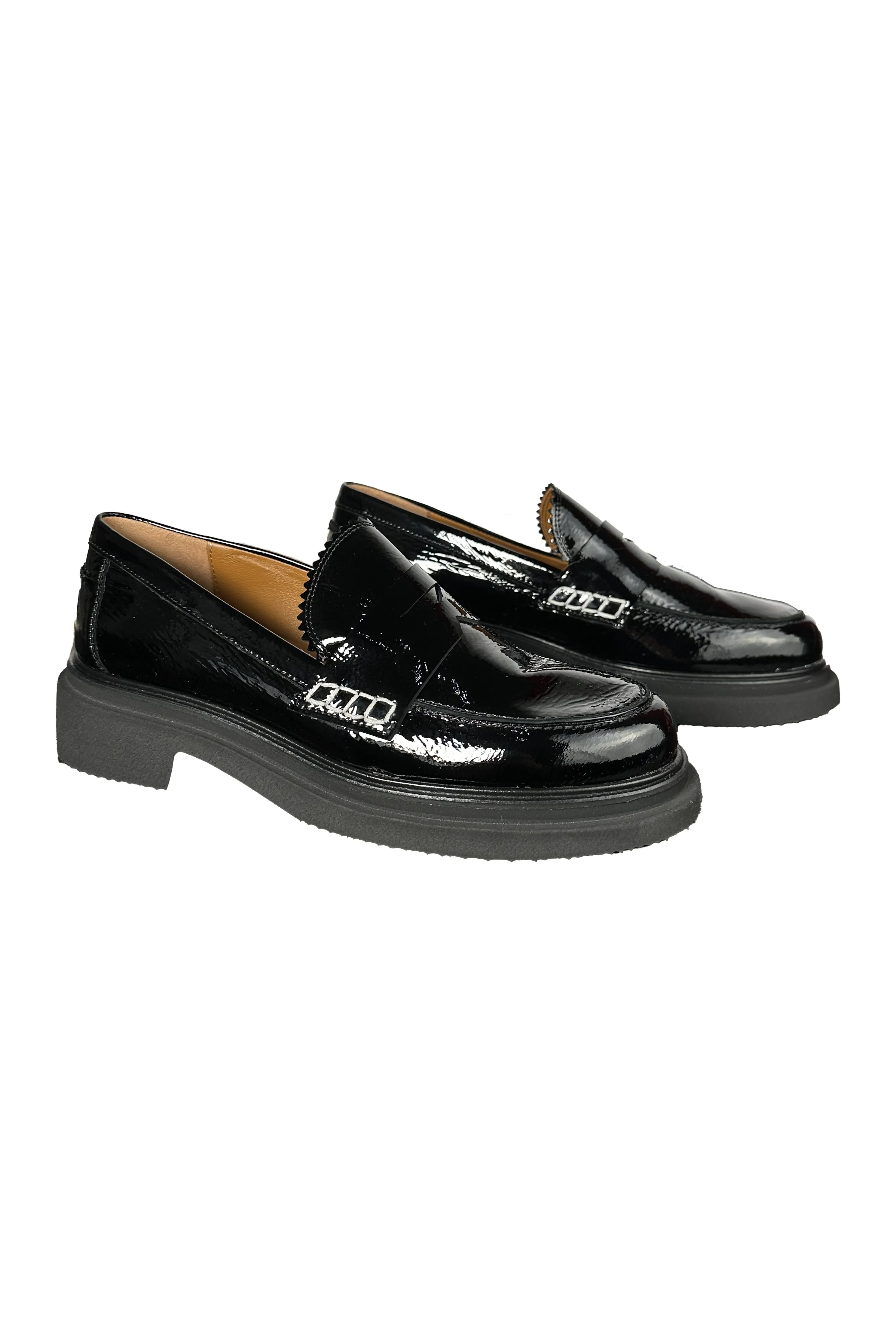 Robertson Madison Mary Mask Loafer 50.201.059RM  | Brux Nero (Black Patent)