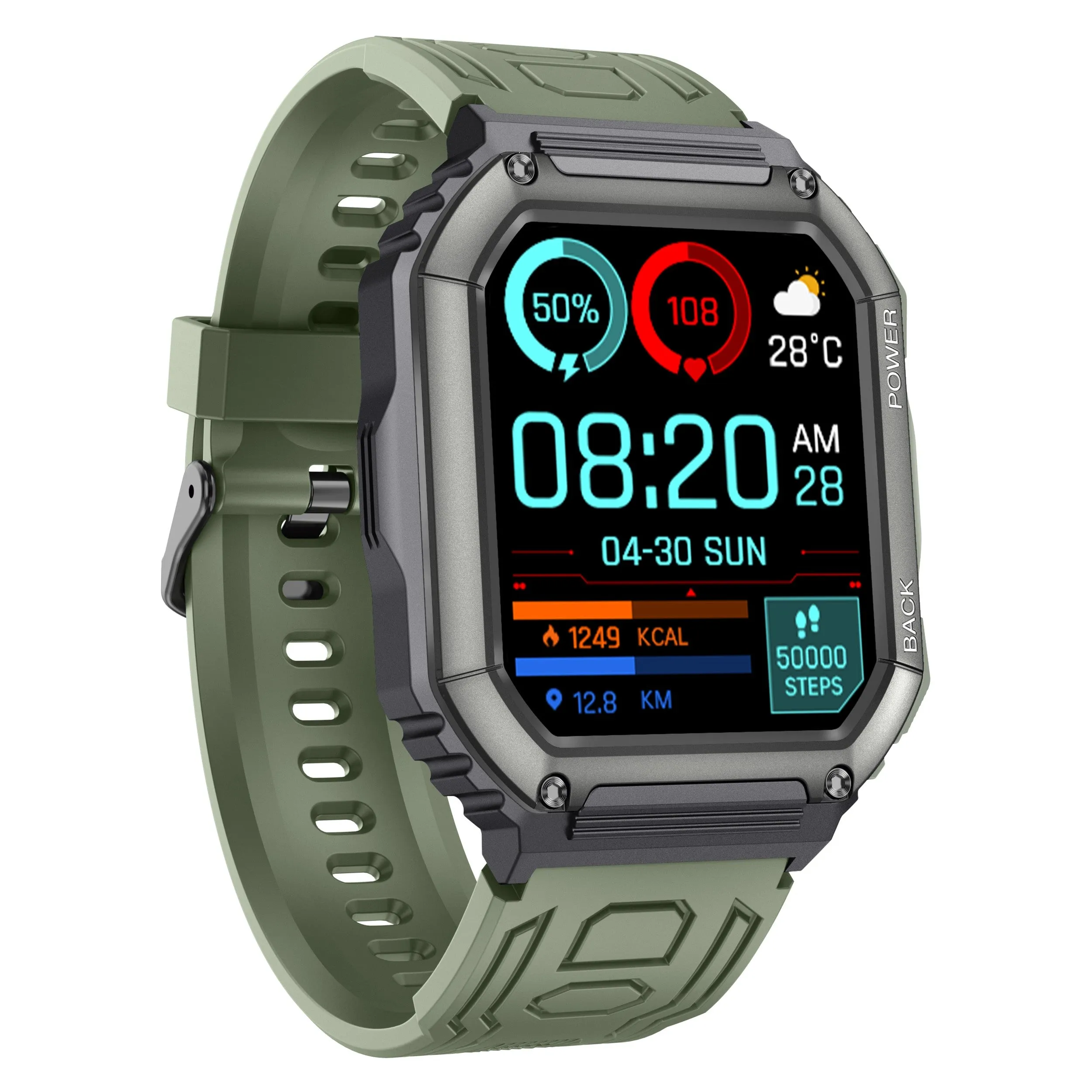 Rugged Waterproof Sport Smart watch W03Kr806