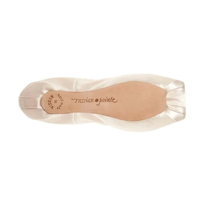 Russian Pointe Brava U-Cut with Drawstring Flexible Medium Shank Pointe Shoe