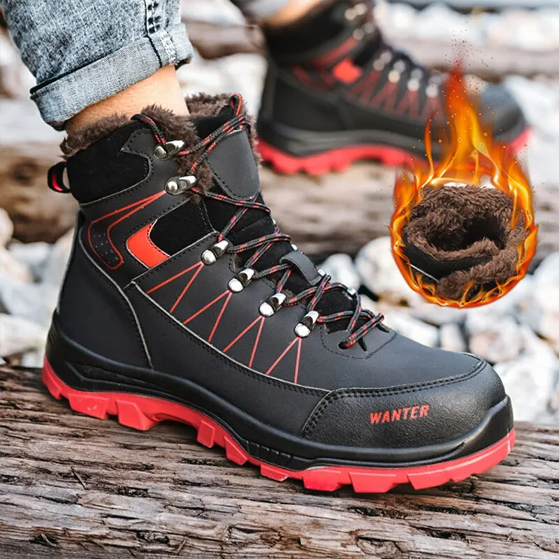 Safety Boots Men Winter Shoes Steel Toe Safety Shoes