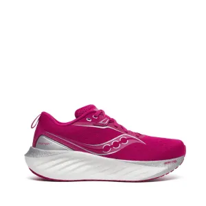 Saucony Women's Triumph 22 Running Shoes in Magenta