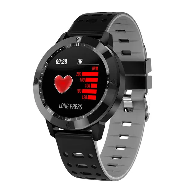 SENBONO CF58 Smart watch IP67 waterproof Tempered glass Activity Fitness tracker Heart rate monitor Sports Men women smartwatch