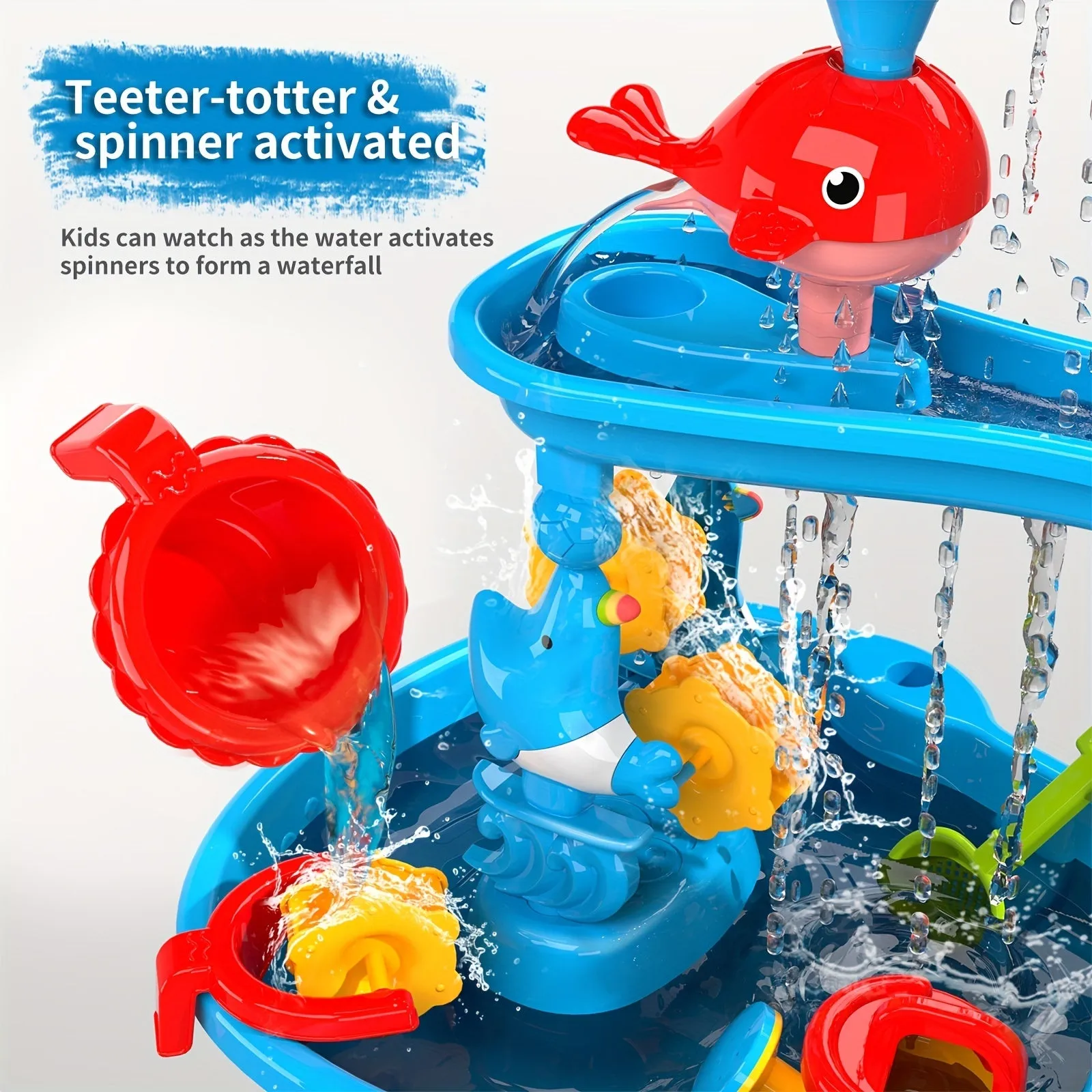 Sensory Sand and Water Table for Toddler Play